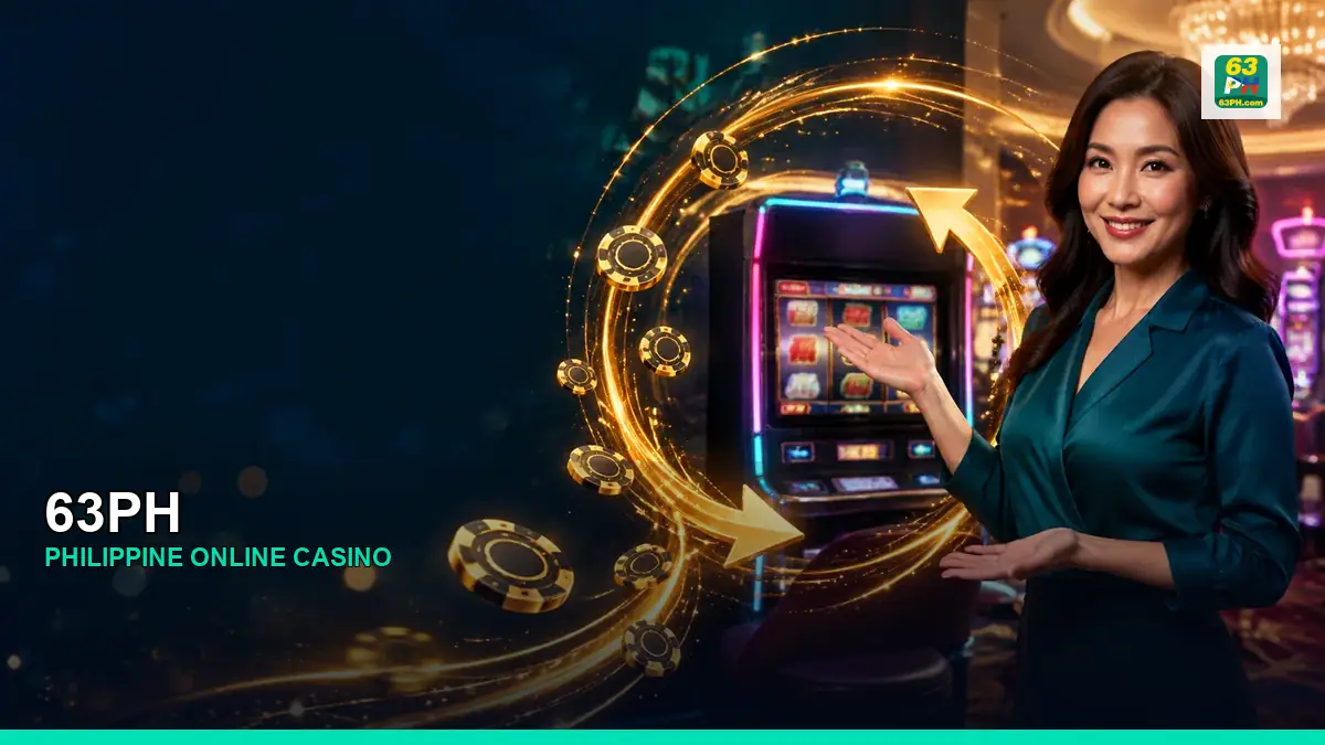 63PH online casino and slot games for Philippine players