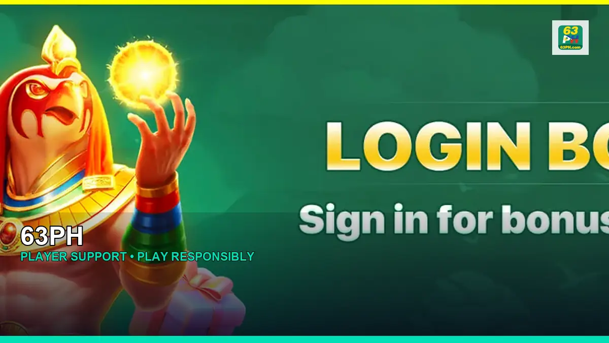 63PH player support and responsible gaming guide for Philippine players